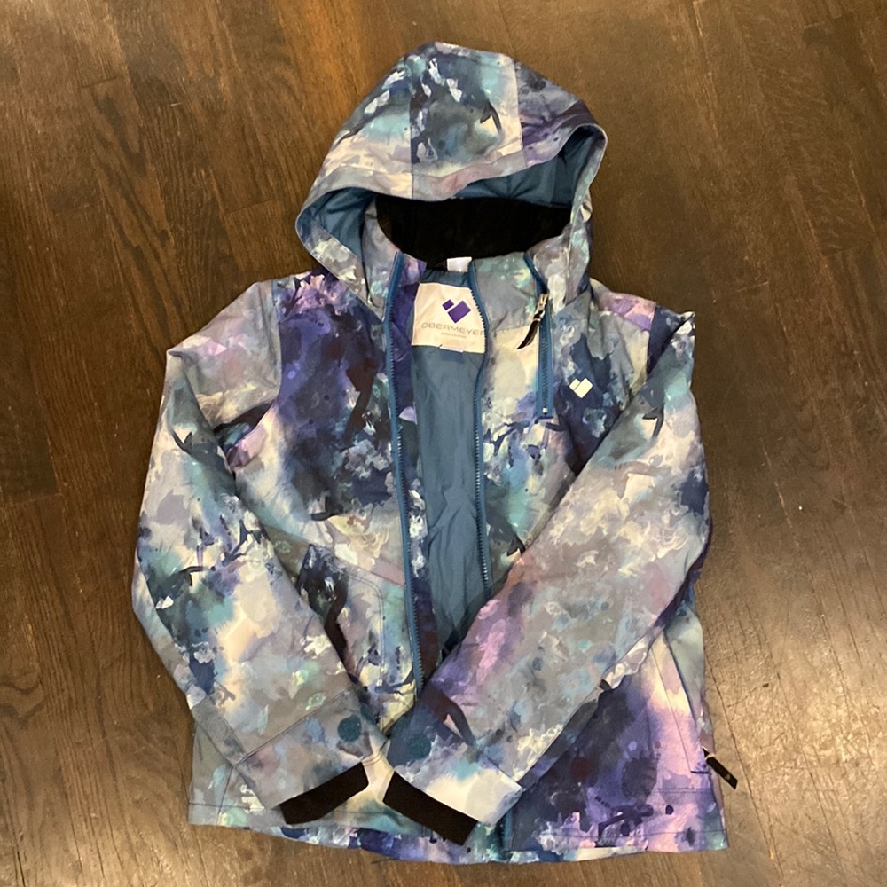 Girls Obermeyer ski jacket blue size M (10/12)
